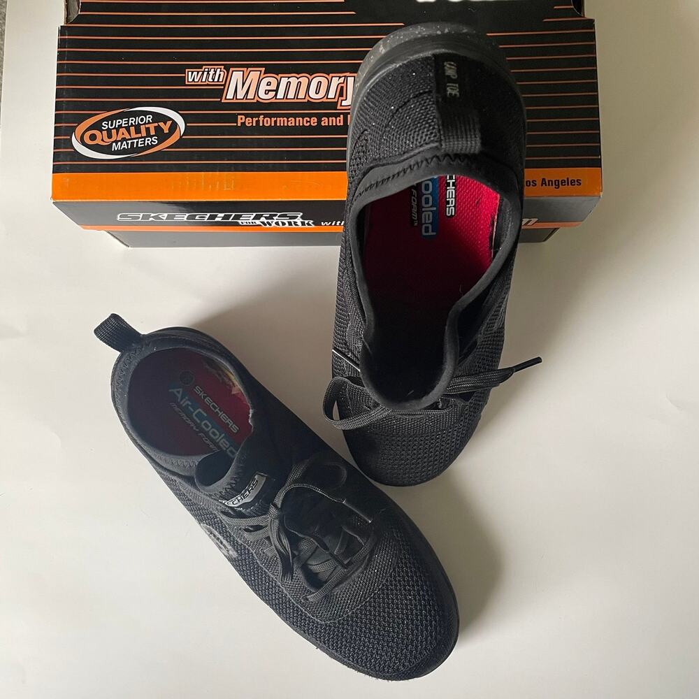 Skechers Women's Work: Bulklin - Balran Comp Toe Memory Foam Sneaker Size 8.5